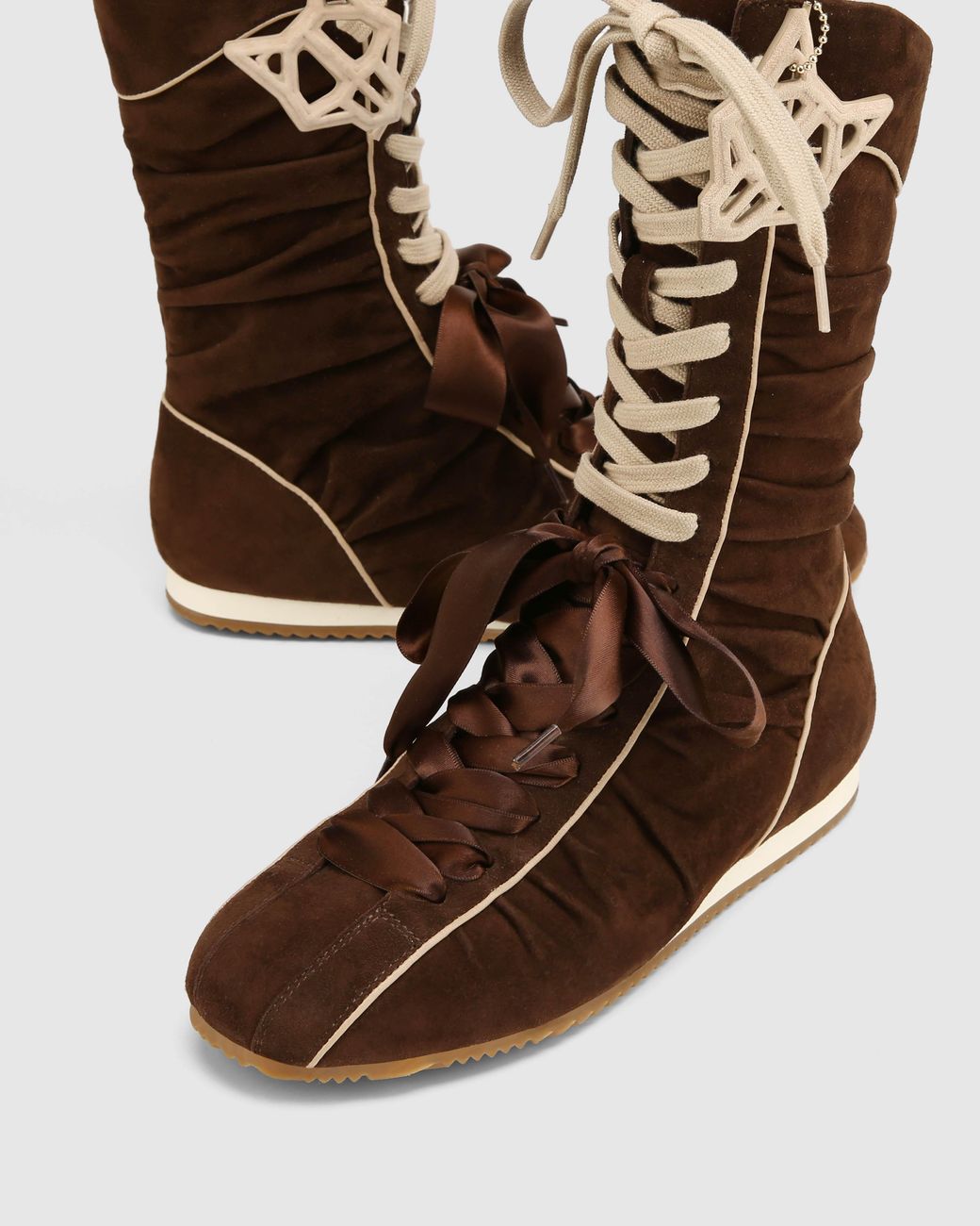 Naked Wolfe Brown Extreme Scrunch Suede