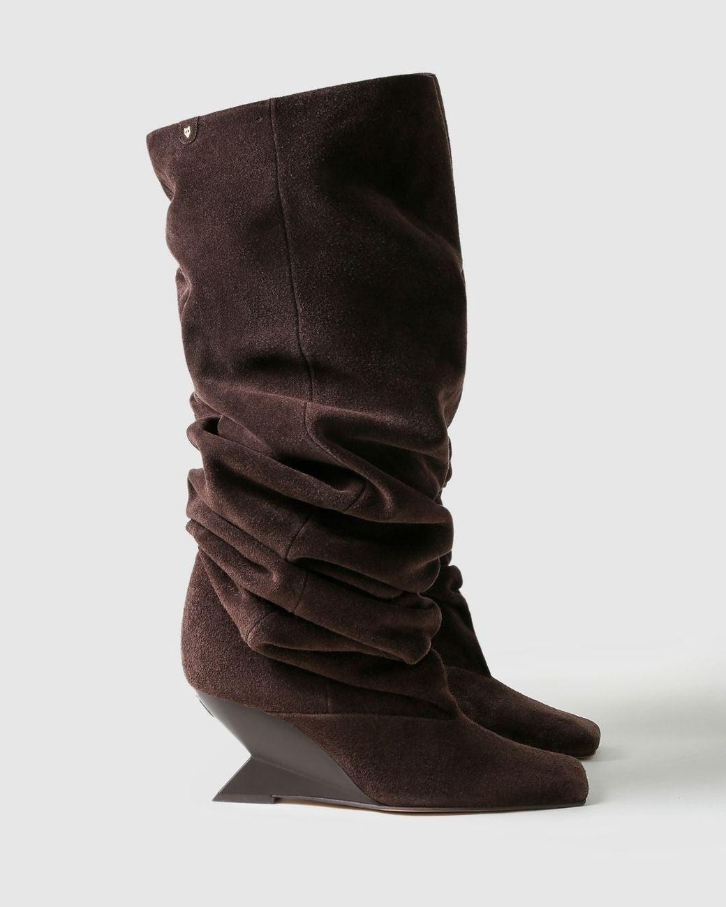 Naked Wolfe Brown Allie Suede