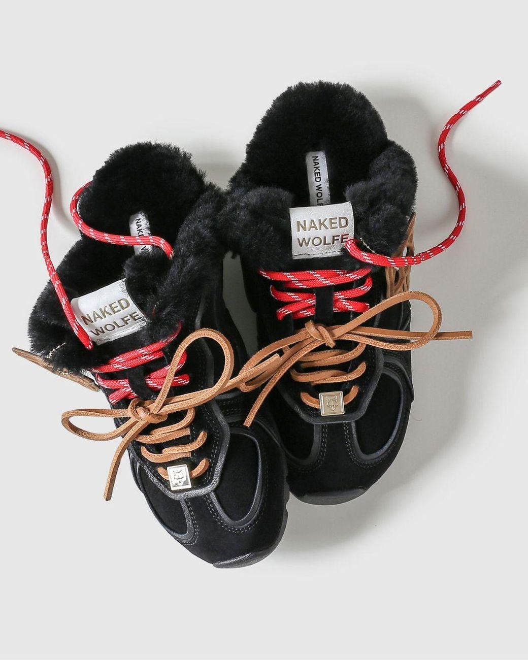 Naked Wolfe Black Adorn Suede