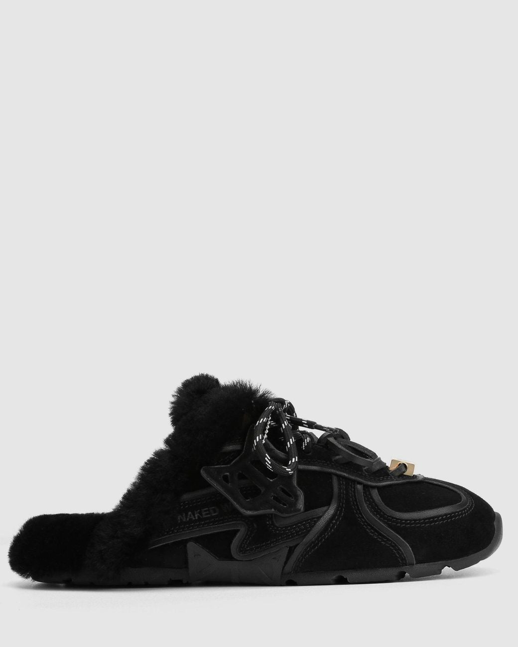 Naked Wolfe Black Adorn Suede