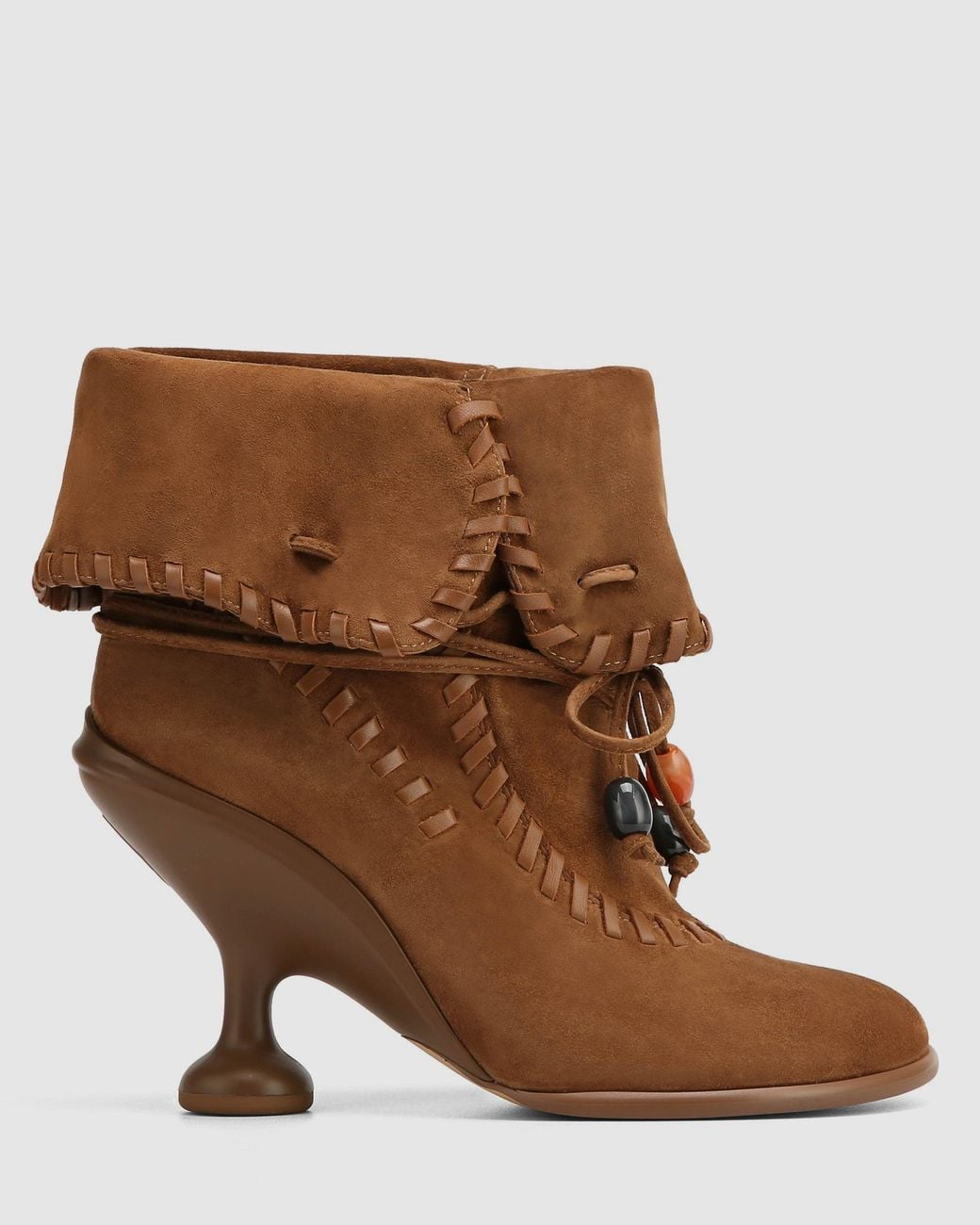 Naked Wolfe Brown Bonnie Tan Suede