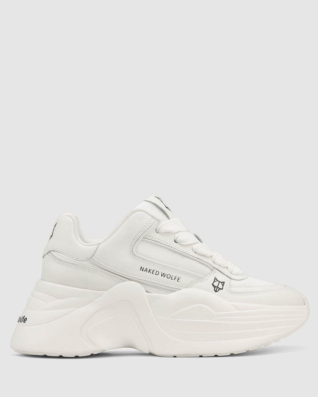 Naked Wolfe Temple White Leather