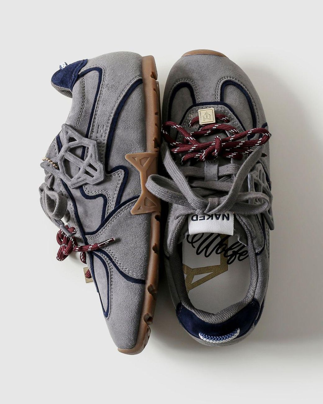 Naked Wolfe Gray Adored Suede
