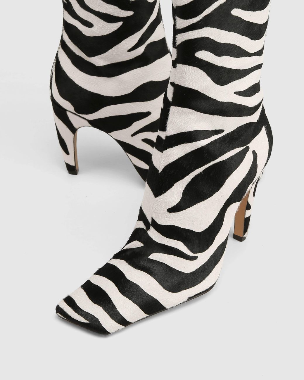 Naked Wolfe Black Haute Zebra Pony