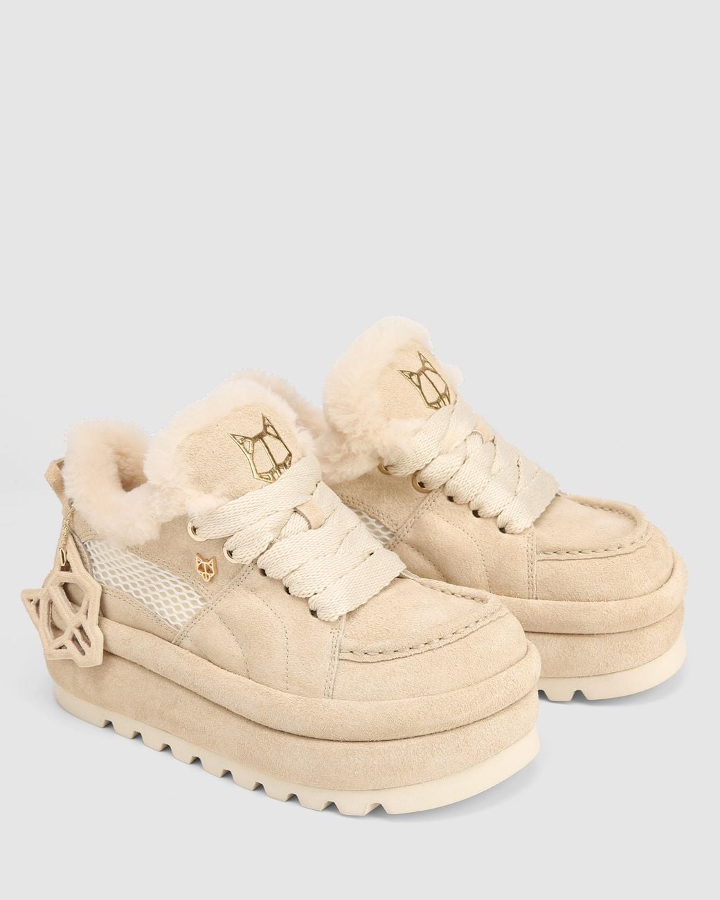 Naked Wolfe Natural Beau Ice Suede