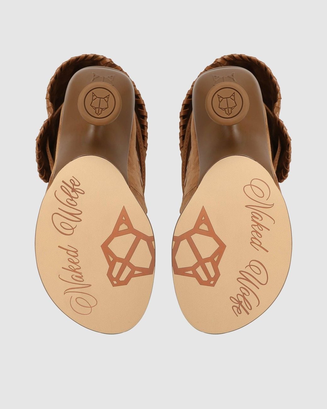 Naked Wolfe Brown Bonnie Tan Suede