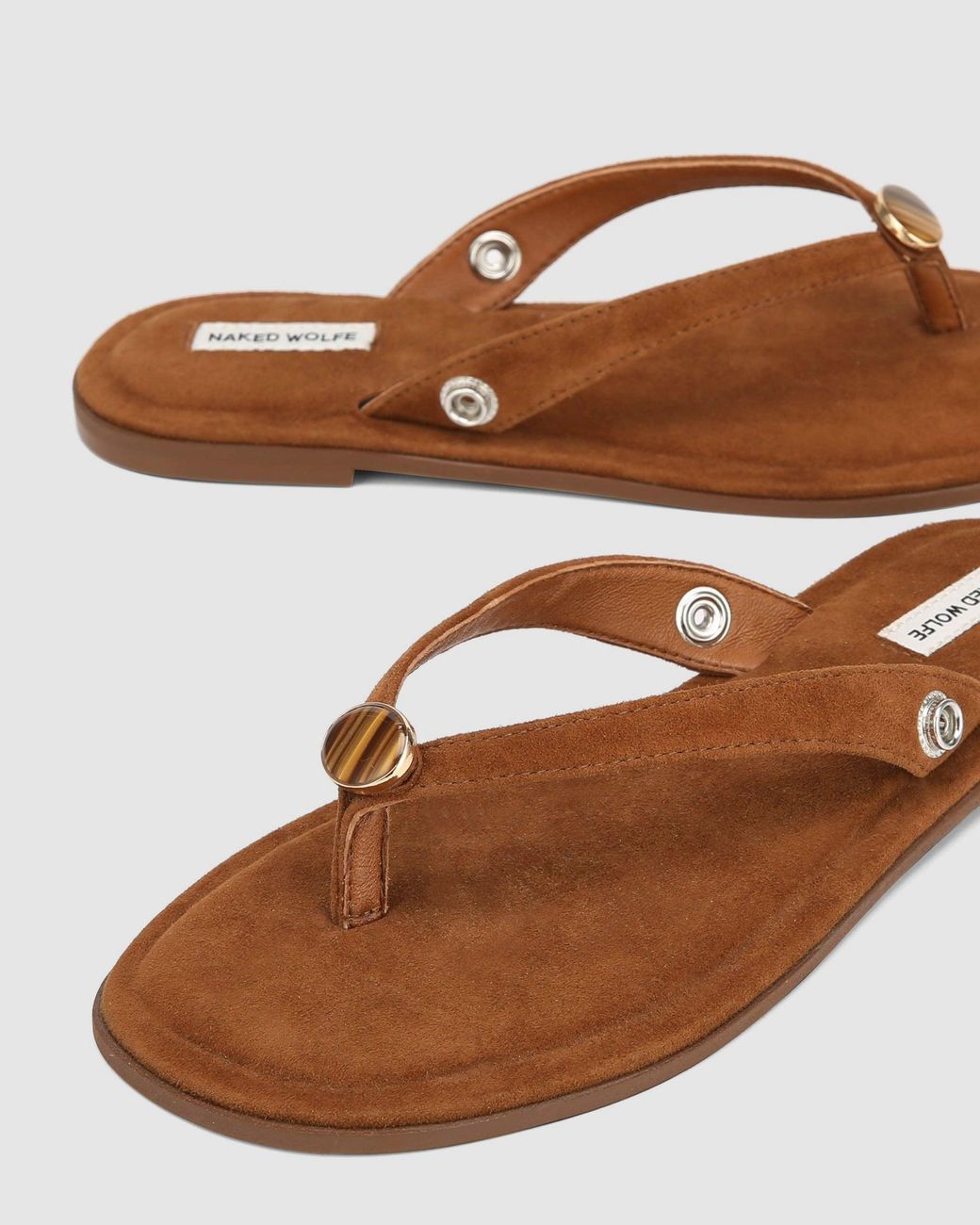 Naked Wolfe Natural Sammy Tan Suede