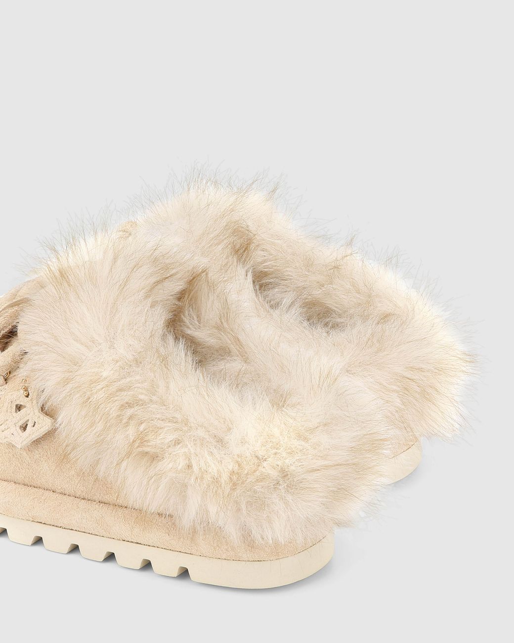 Naked Wolfe Natural Harlow Ice Suede
