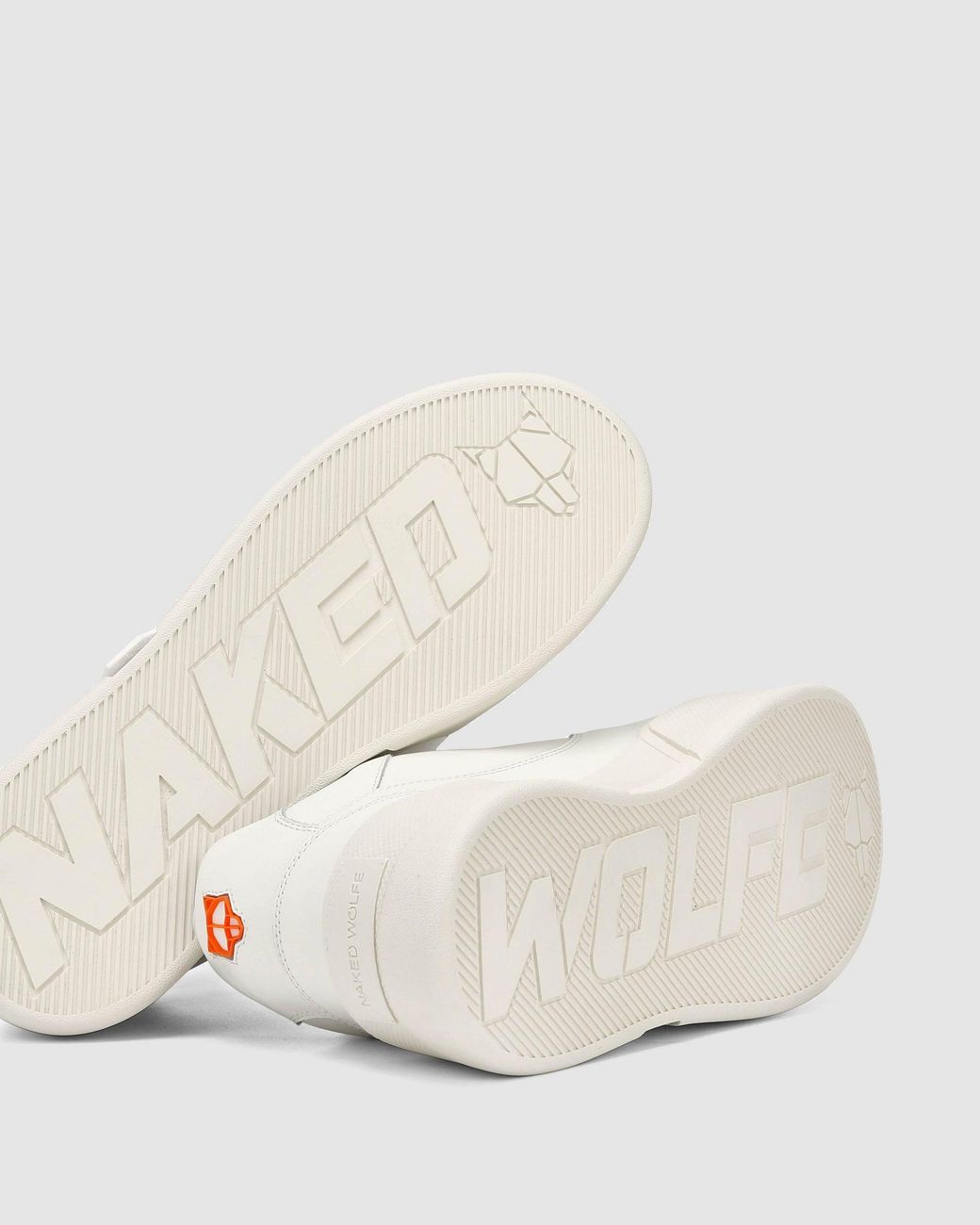 Naked Wolfe White Leather Skate-Inspired Chunky Sneakers