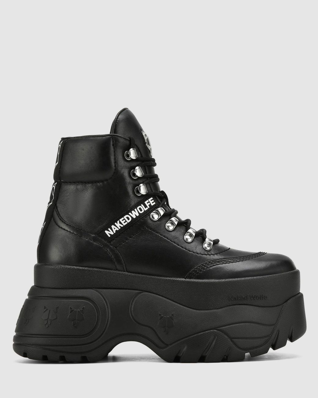 Naked Wolfe Spike Black Leather