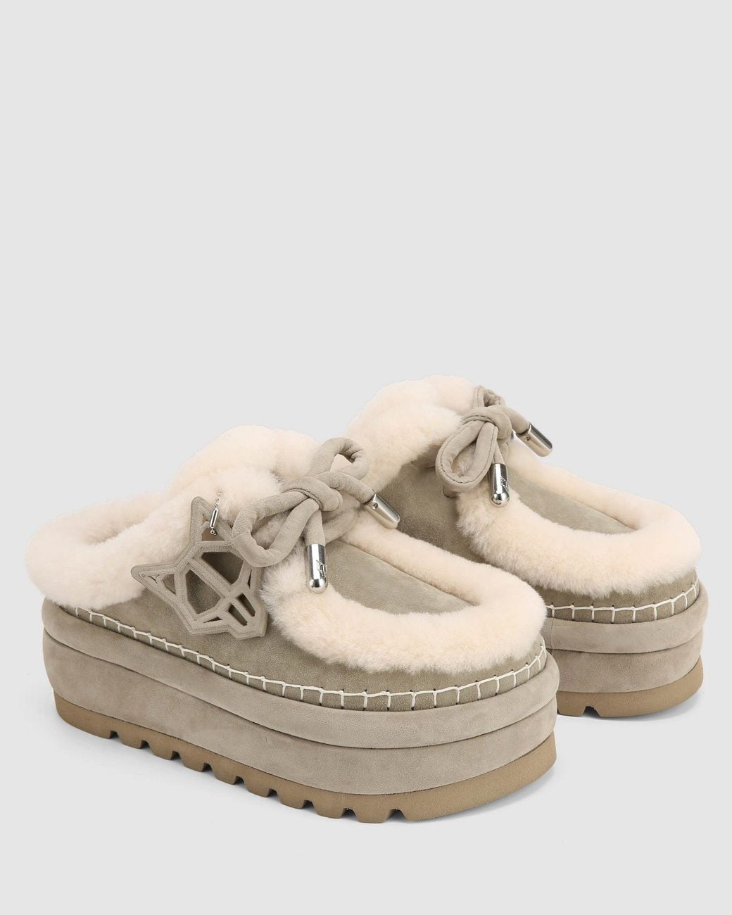 Naked Wolfe Natural Blizzard Yetti Stone Suede