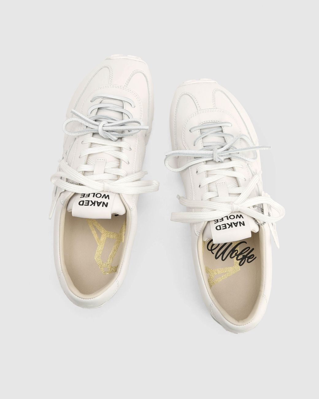 Naked Wolfe White The Butter Sneaker Leather
