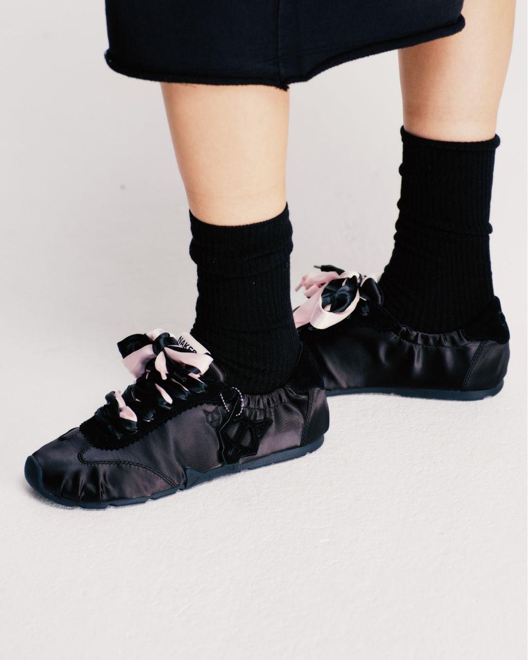 Naked Wolfe Black Adorable Satin