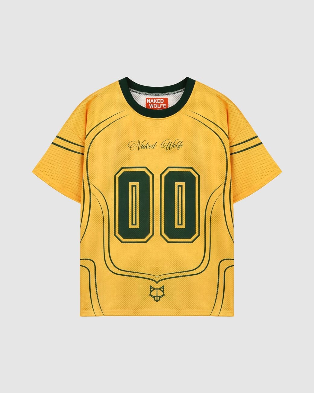 Naked Wolfe Yellow Naked Wolfe Jersey Top
