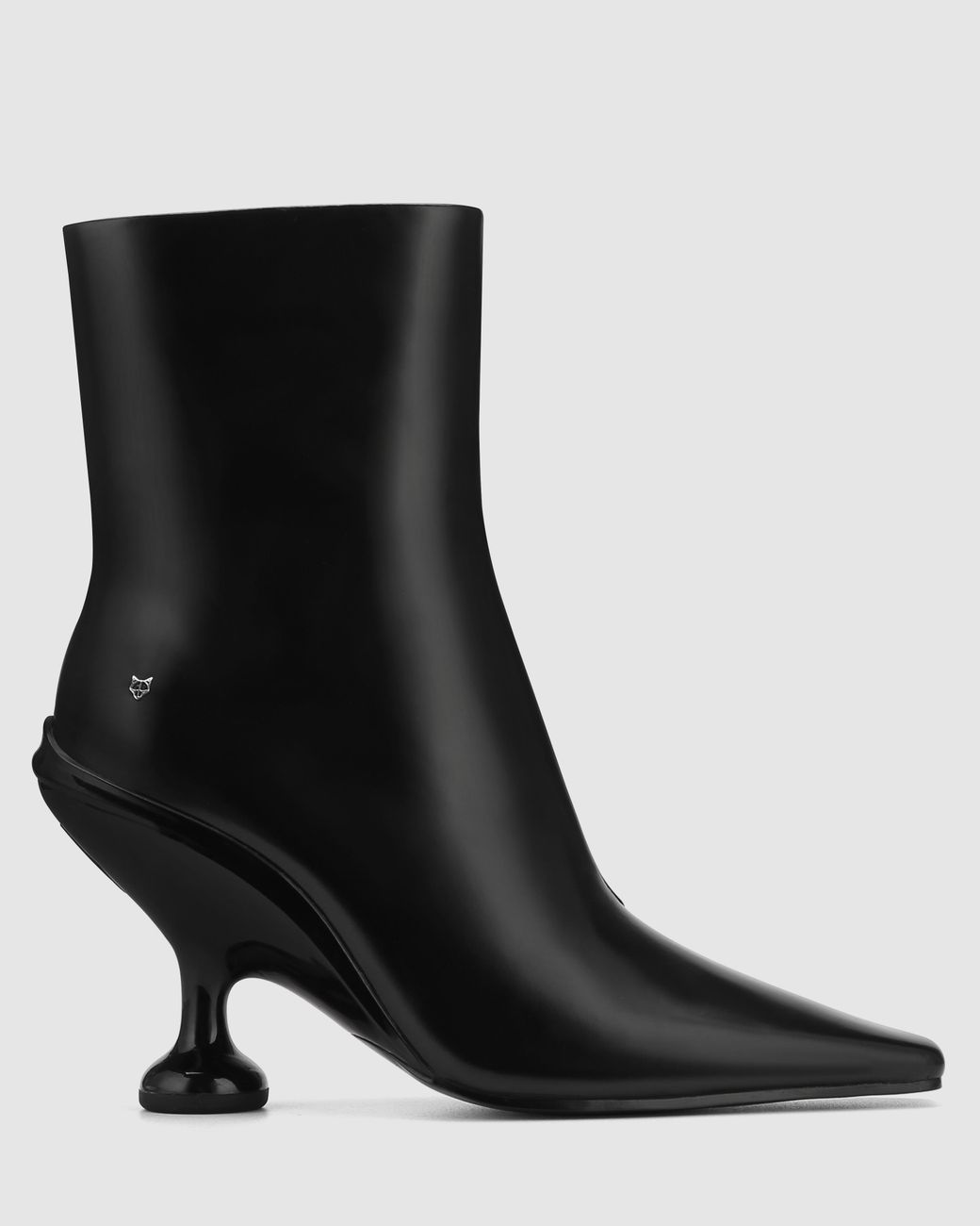 Naked Wolfe Black Kayla Box Leather