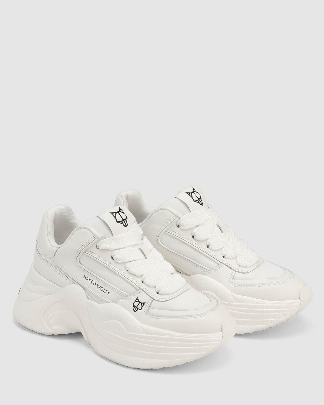 Naked Wolfe Temple White Leather
