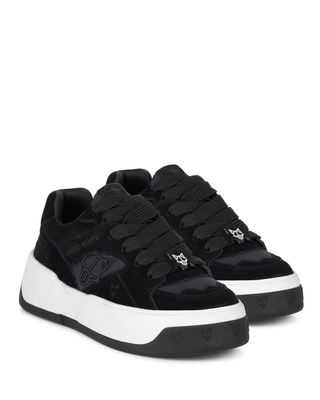 Naked Wolfe Leather Skate Sneakers in Black | Lyst