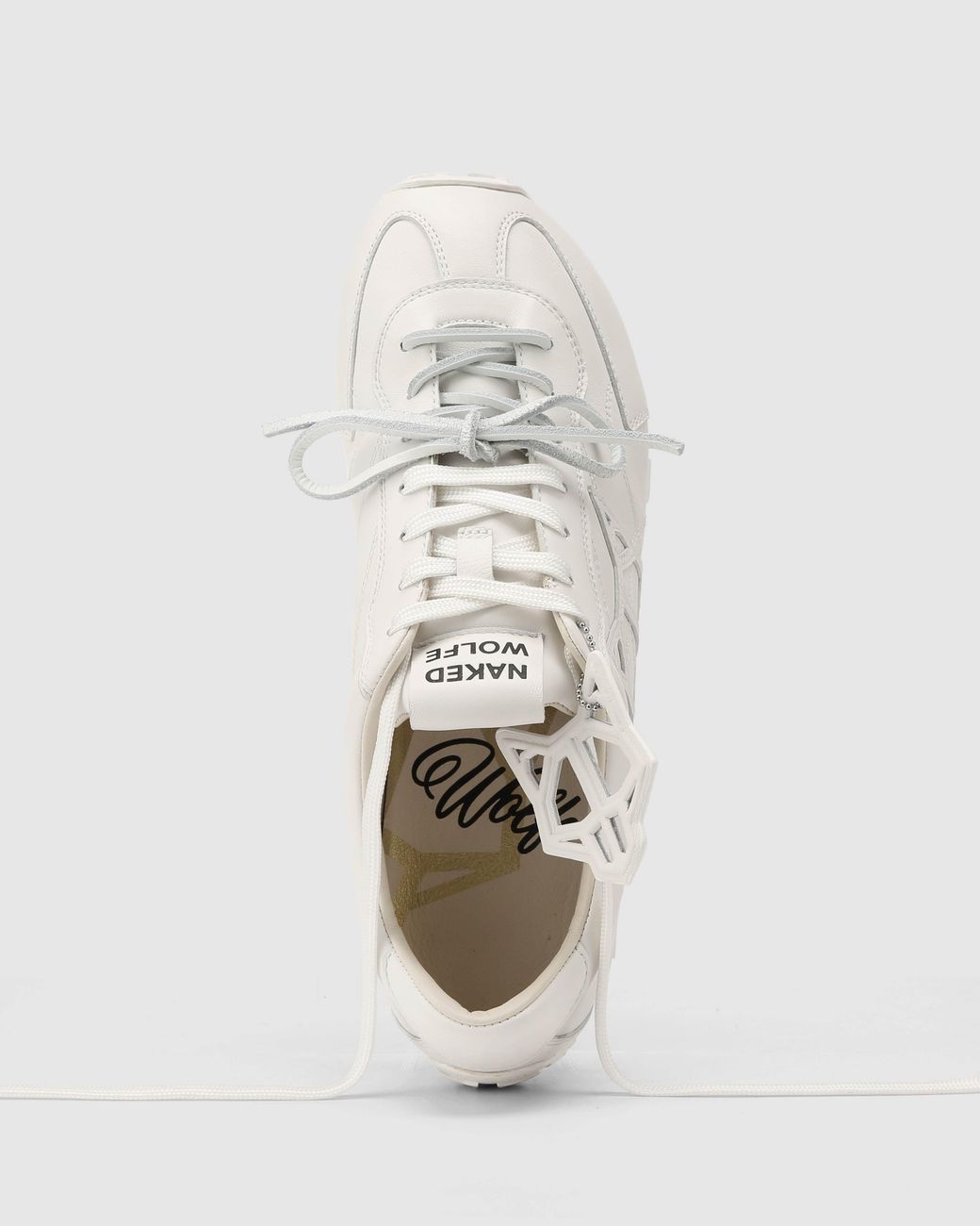 Naked Wolfe White The Butter Sneaker Leather