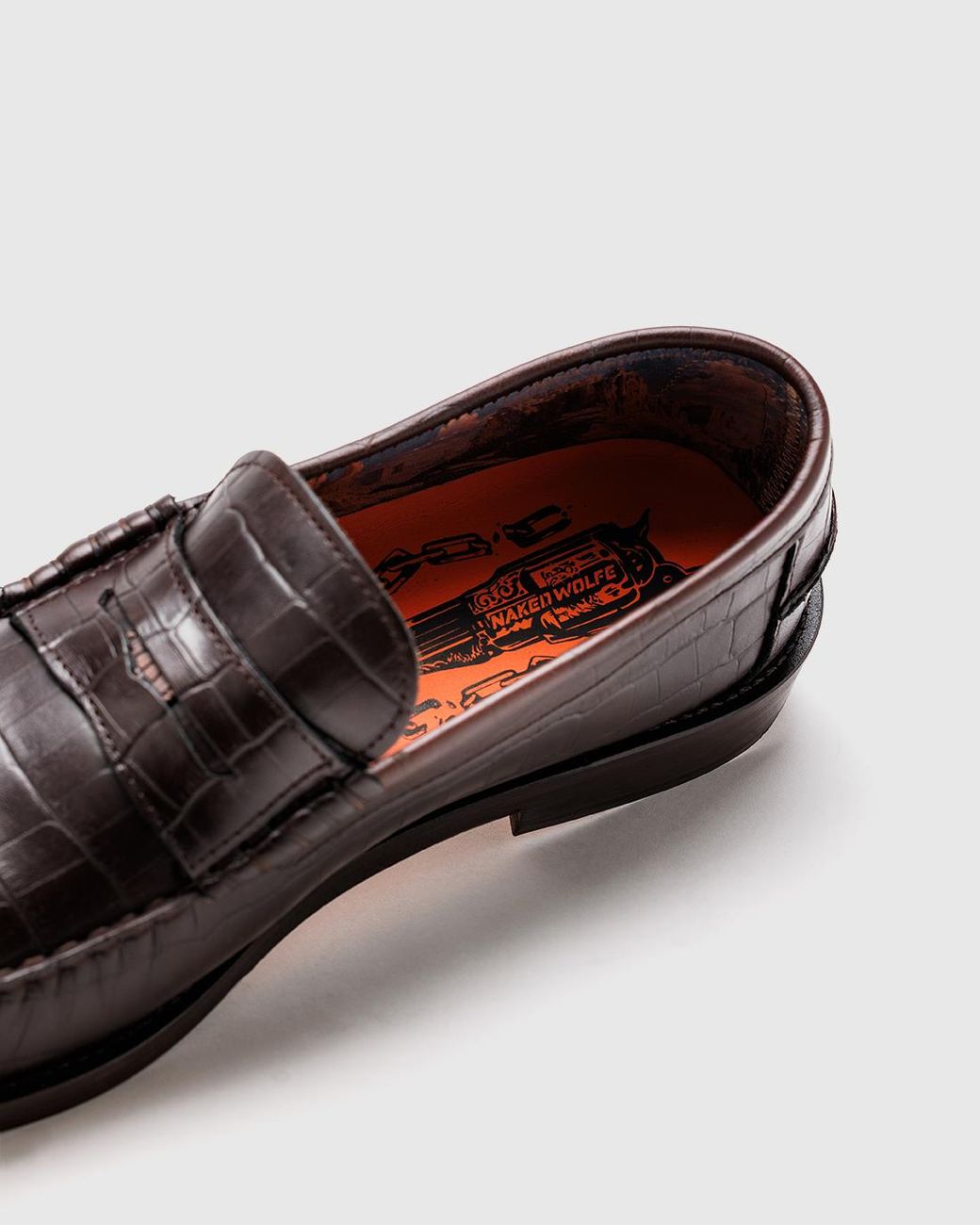 Naked Wolfe Brown Riviera Croc