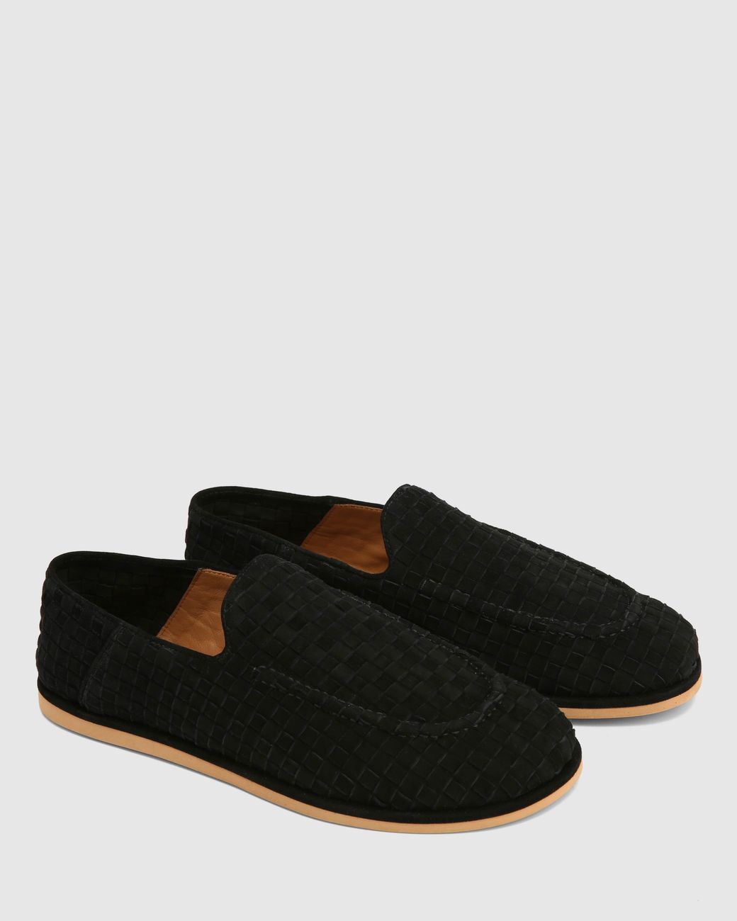Naked Wolfe Black The Rare Mule Woven Suede
