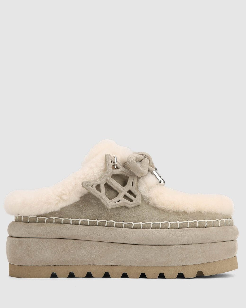 Naked Wolfe Natural Blizzard Yetti Stone Suede