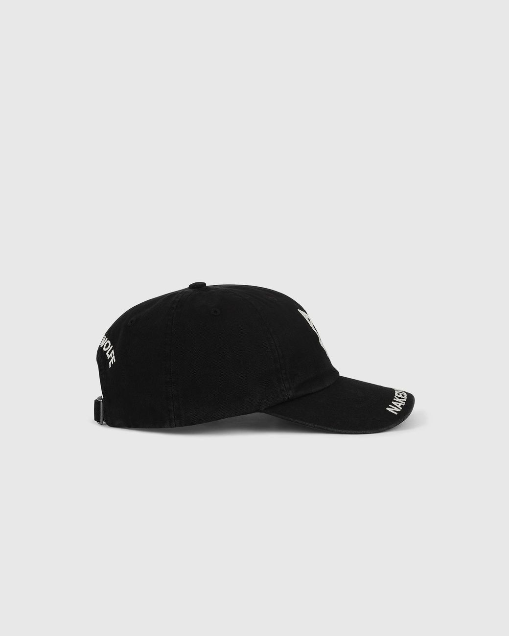 Naked Wolfe Black Baseball Cap Pure