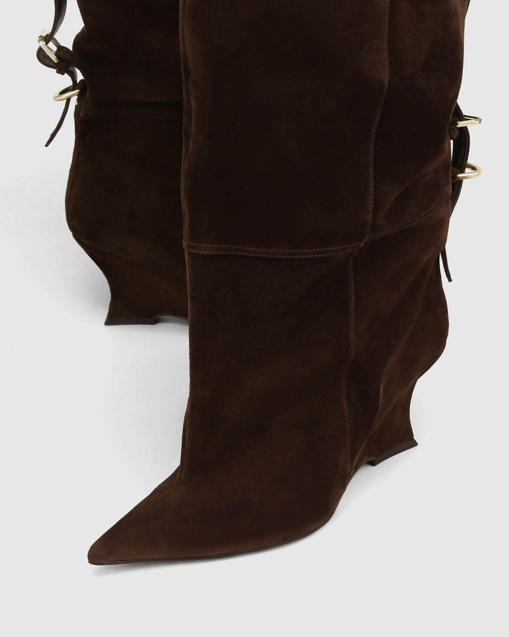 Naked Wolfe Black Harness Suede