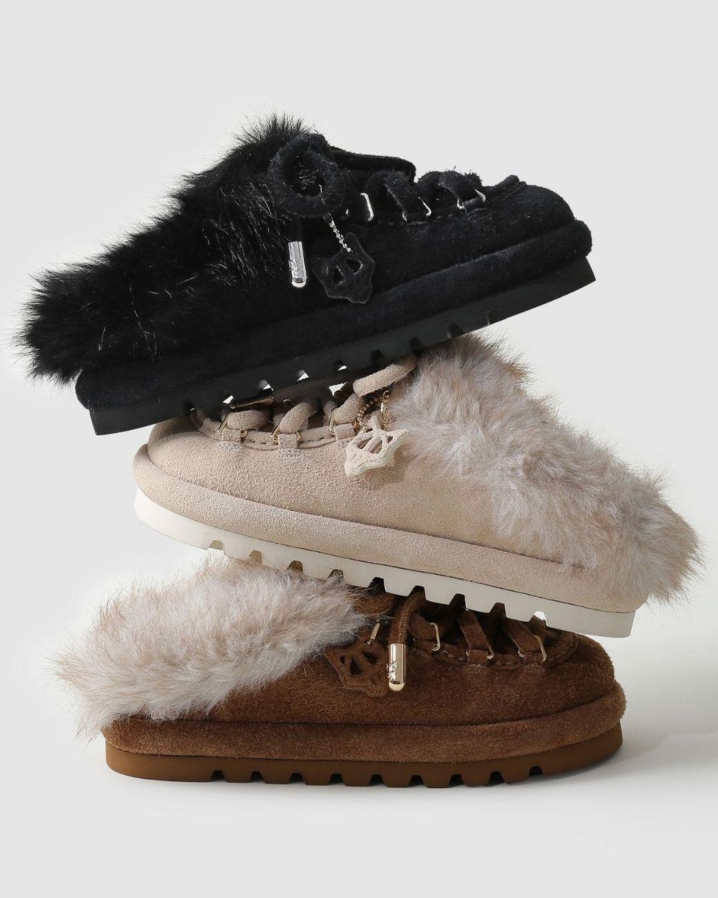Naked Wolfe Natural Harlow Ice Suede