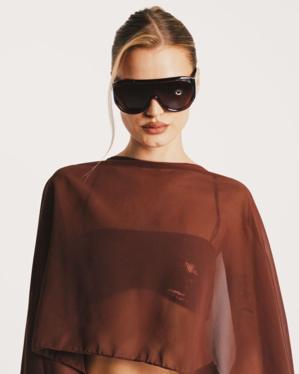 Naked Wolfe Brown Kim Sunglasses