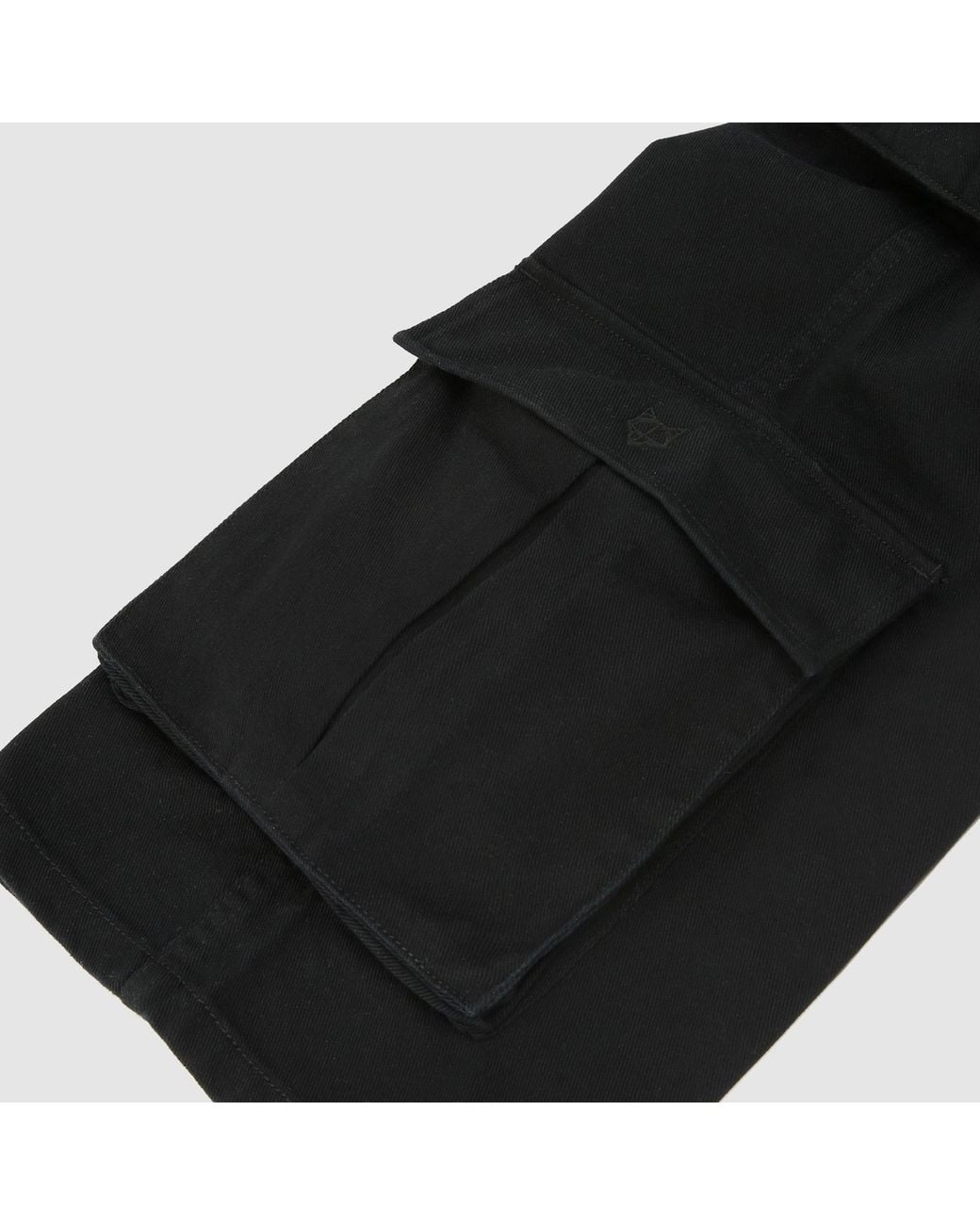 Naked Wolfe Black Baggy Pocket Cargo Pants