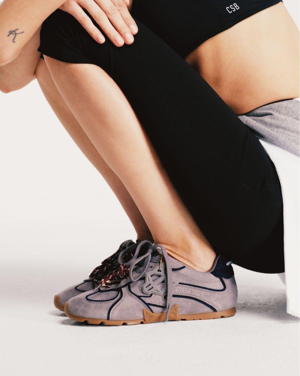Naked Wolfe Gray Adored Suede