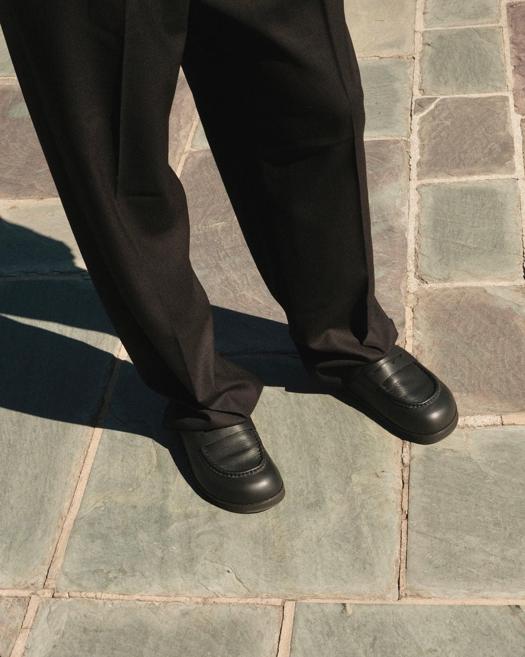 Naked Wolfe Black Cord Pebble Leather