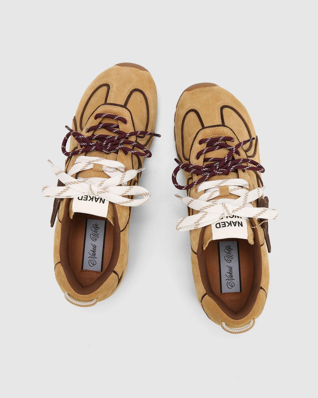 Naked Wolfe Brown Ace Taupe Suede