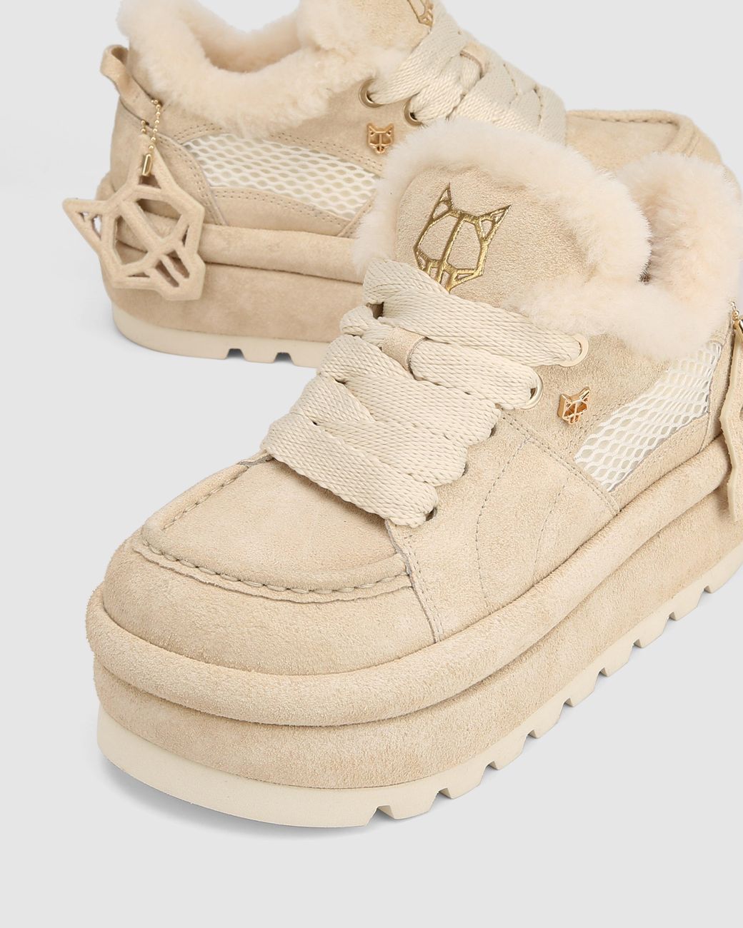 Naked Wolfe Natural Beau Ice Suede