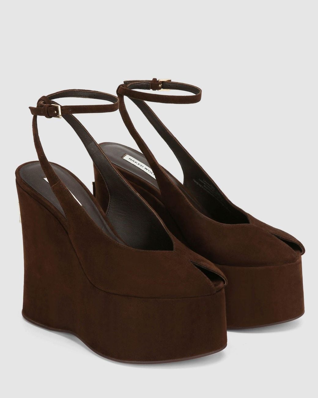 Naked Wolfe Brown Tansy Suede