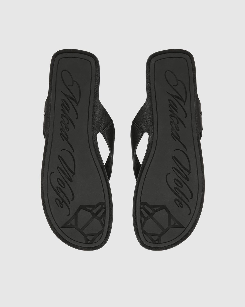 Naked Wolfe Black The Rambo Sandal Leather