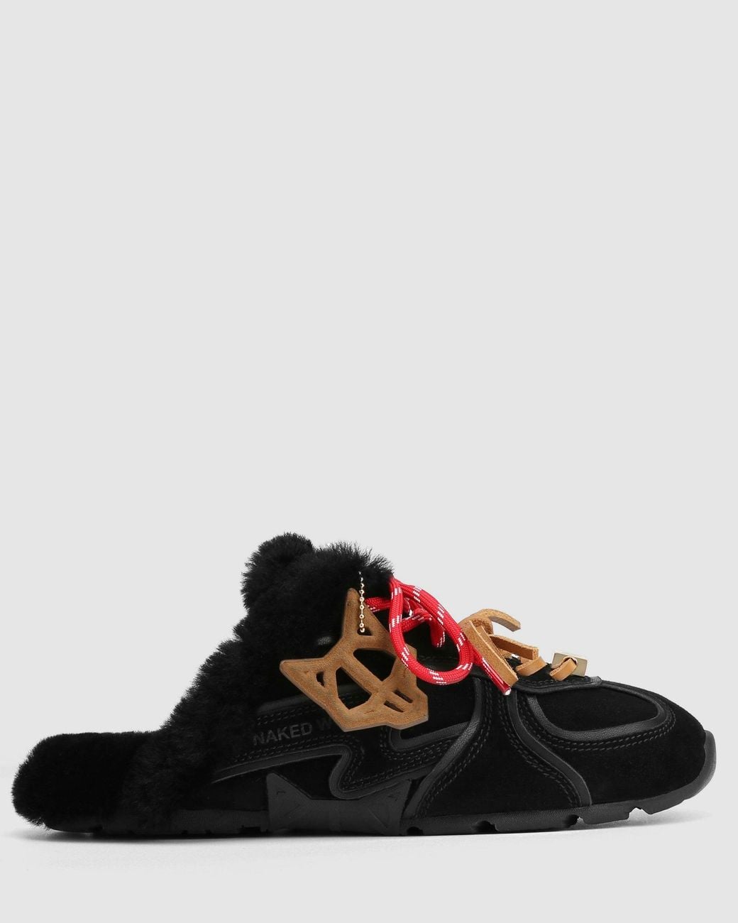 Naked Wolfe Black Adorn Suede