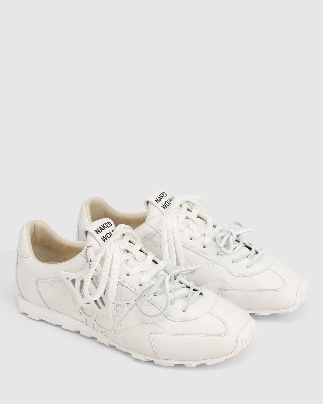 Naked Wolfe White The Butter Sneaker Leather