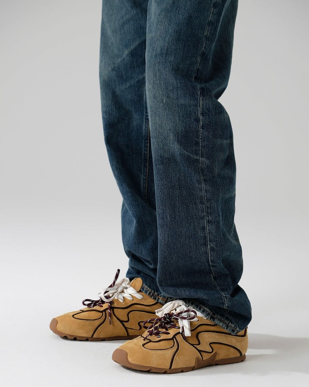 Naked Wolfe Brown Ace Taupe Suede