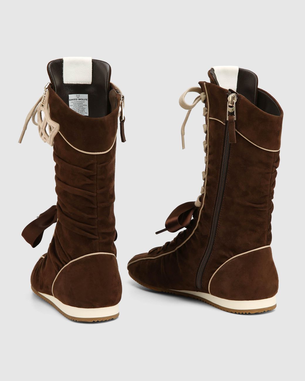 Naked Wolfe Brown Extreme Scrunch Suede
