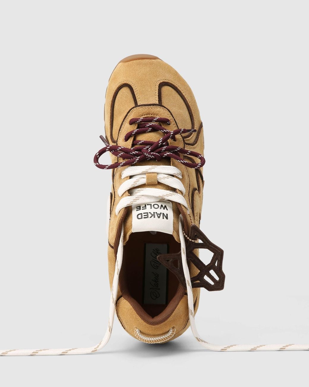 Naked Wolfe Brown Ace Taupe Suede