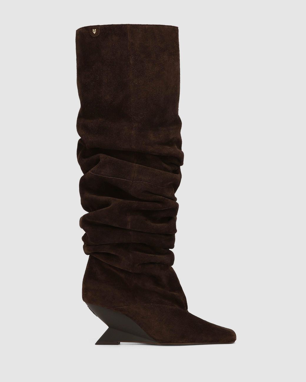 Naked Wolfe Brown Allie Suede