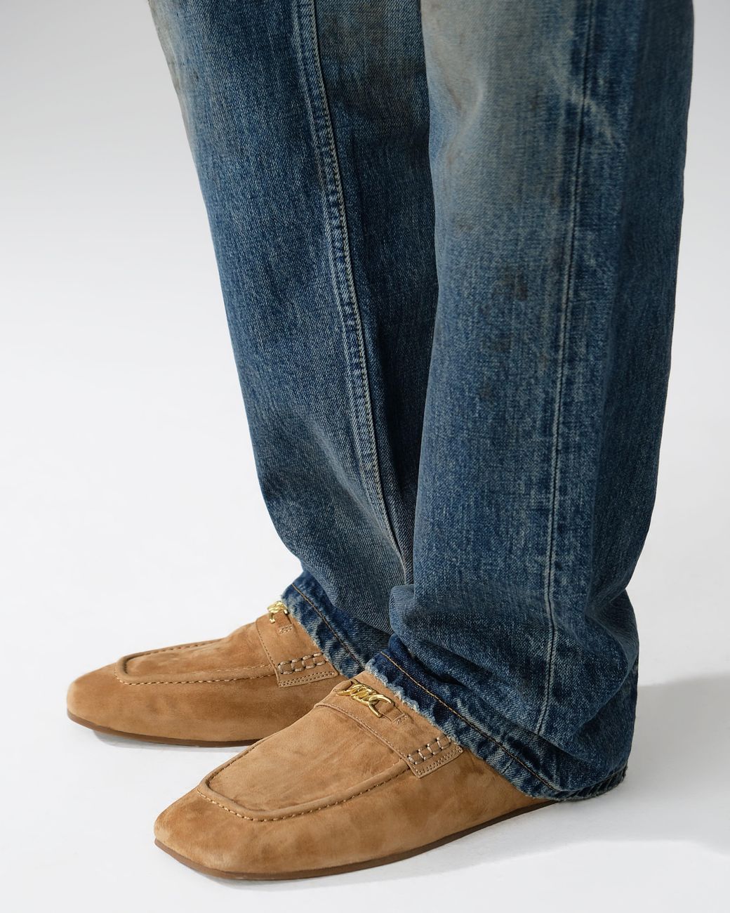 Naked Wolfe Brown Rover Loafer Suede