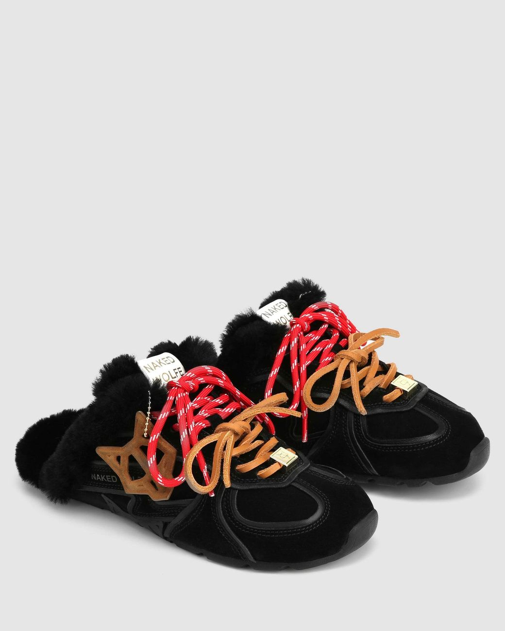 Naked Wolfe Black Adorn Suede