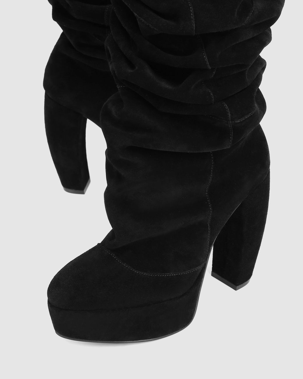 Naked Wolfe Black Dallas Suede