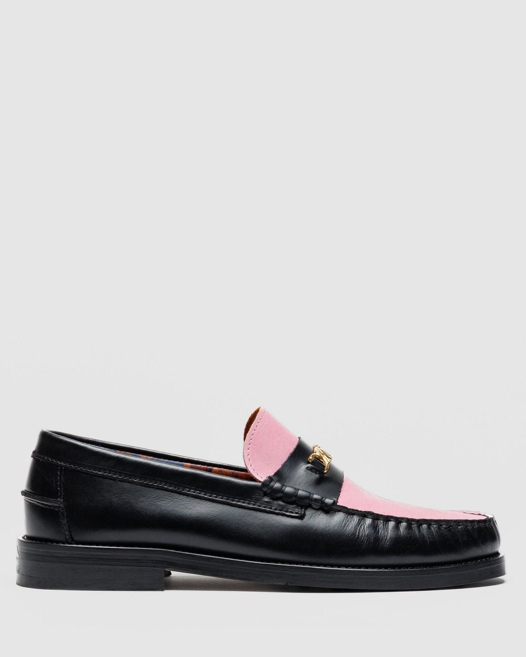 Naked Wolfe Black Snuffed Leather Loafers