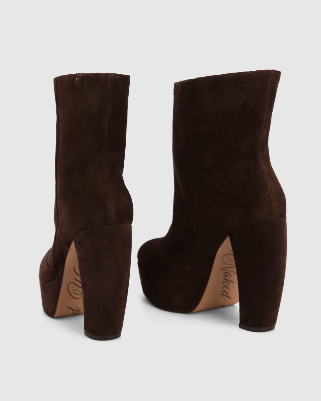 Enaked Naked Wolfe Dancer Suede in Brown | Lyst