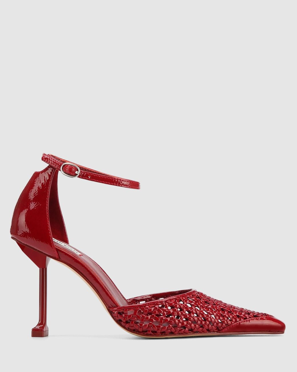 Naked Wolfe Red Fable Crinkle Patent