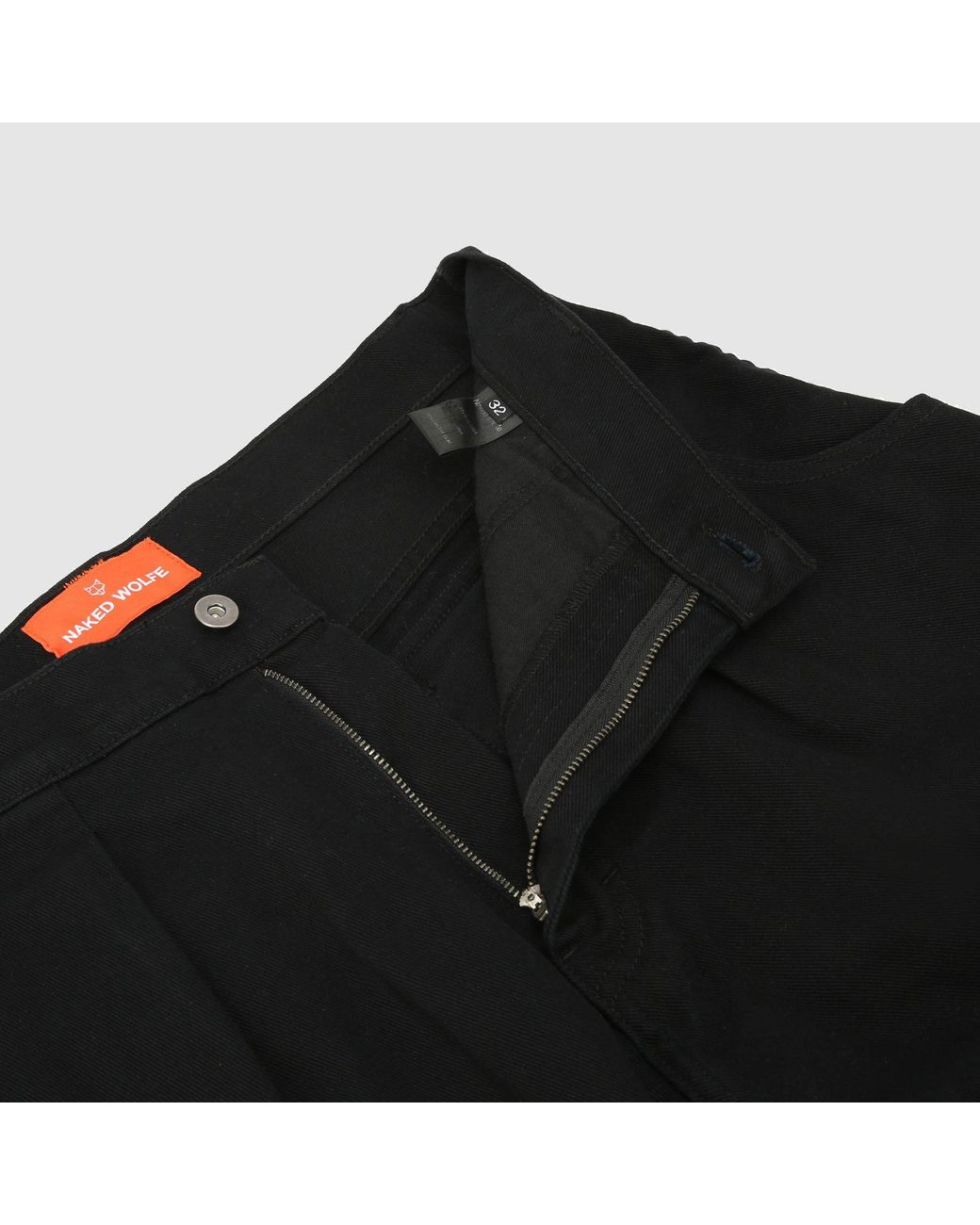 Naked Wolfe Black Baggy Pocket Cargo Pants