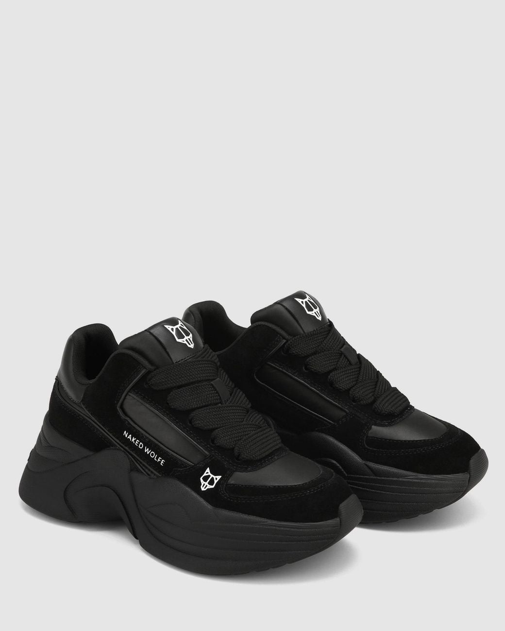 Naked Wolfe Temple Black Leather/suede